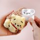thumbnail image 4 of Bolsa de auriculares de peluche terminada, estuche para auriculares Bluetooth divertido con dibujos animados de panda gigante KT, se puede determinar el color del botón, 4 of 8