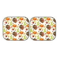 thumbnail image 7 of Balery 2 Piece Thanksgiving Turkey Car Windshield Sun Shade|Foldable Front Windshield Shade for Car Front Window for Most Sedans SUV Truck-Large, 7 of 7