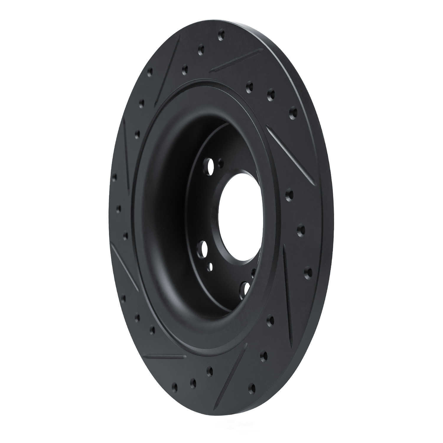 Dynamic Friction Company 633-59067R DFC Brake Rotor - Drilled And Slotted - Black