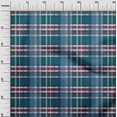 thumbnail image 2 of oneOone Polyester Lycra Fabric Madras Check Decor Fabric Printed BTY 56 Inch Wide, 2 of 4