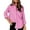 Pink, variant on Tosmy Womens Blouse 2025 Womens Button Down Shirts Striped Dress Shirt Long Sleeve Collared Work Pinstripes Blouses Tops Business Fashion