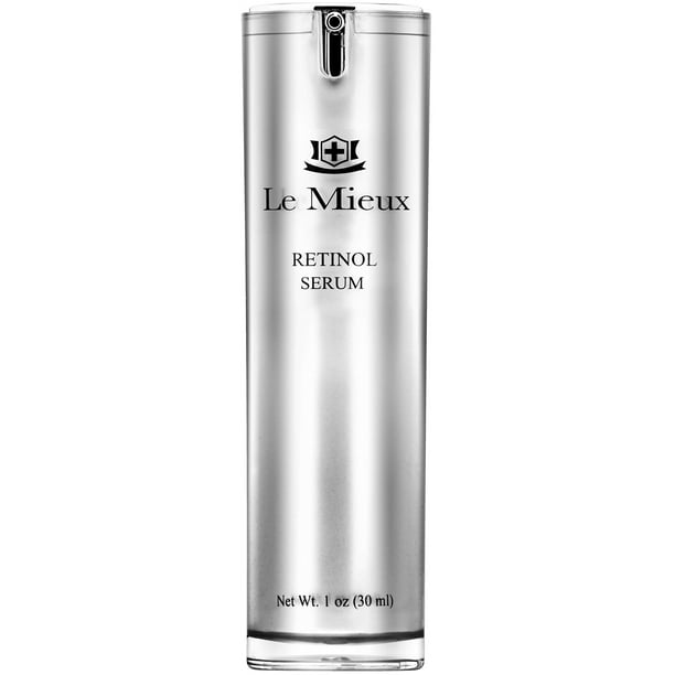 Le Mieux Retinol Serum - Suero facial antienvejecimiento 0,5 % de retinol con péptidos suavizantes de la piel, ácido hialurónico y células madre de manzana para ayudar a abordar visiblemente las línea