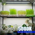 thumbnail image 5 of T5 Grow Lights for Indoor Plants, 2FT 5000K Full Spectrum LED Grow Light with Black Cover, T5 Grow Light Strip, Under Cabinet Plant Light with Switch Cord, Linkable, Plug and Play, 4 Packs, 5 of 6