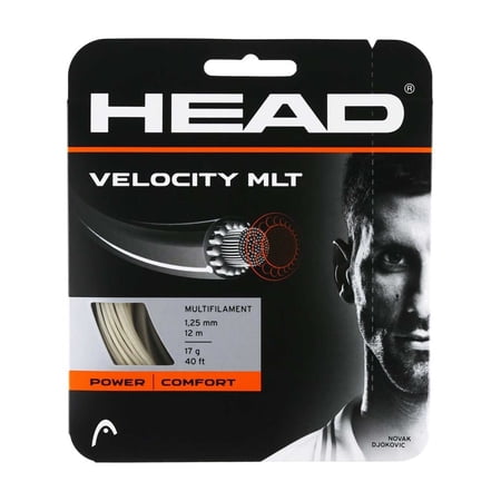HEAD Velocity MLT Tennis String Set (Black, 17)