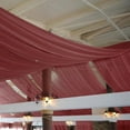 thumbnail image 2 of BalsaCircle 5x14 feet Burgundy Premium Chiffon Sheer Curtain Panel Backdrop Drape Wedding Party, 2 of 2