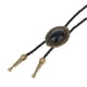 thumbnail image 4 of Bolo Tie Rodeo perfecl PU Collar con Colgante de Cordón cuero para Hombres Mujeres Estrella Bronce antiguo, 4 of 7