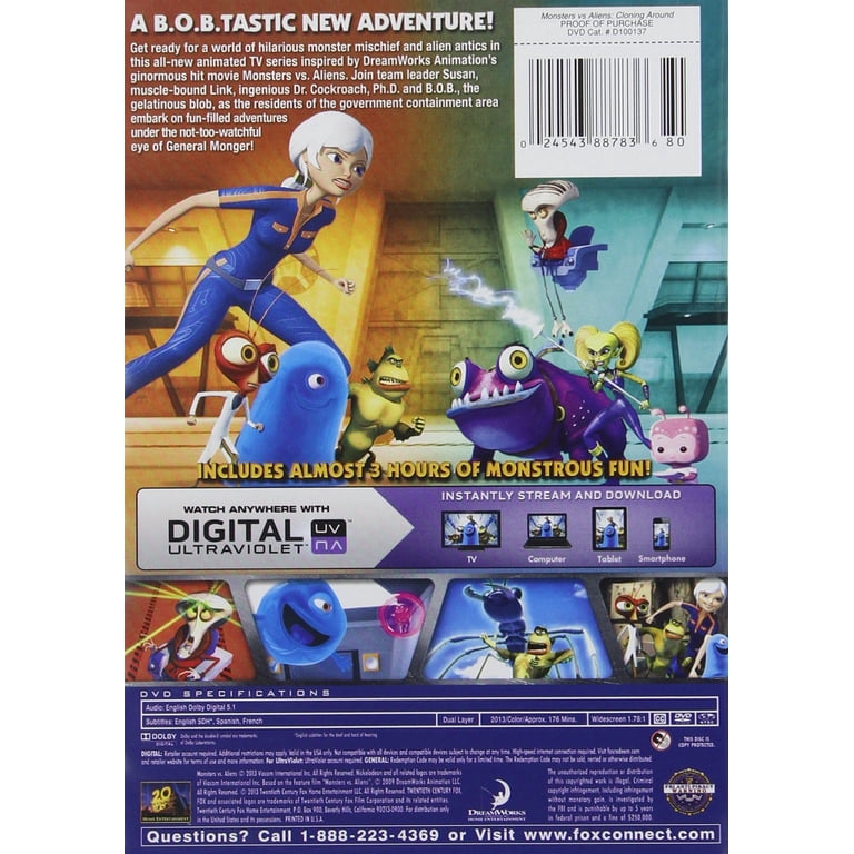 Monsters Vs Aliens: Cloning Around - Walmart.com