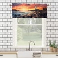 thumbnail image 2 of Coastal Nautical Kitchen Valance Curtains Lighthouse Ocean Beach Seasides Privacy Window Valances for Living Room 54 by 18 in, 1 Panel, 2 of 5