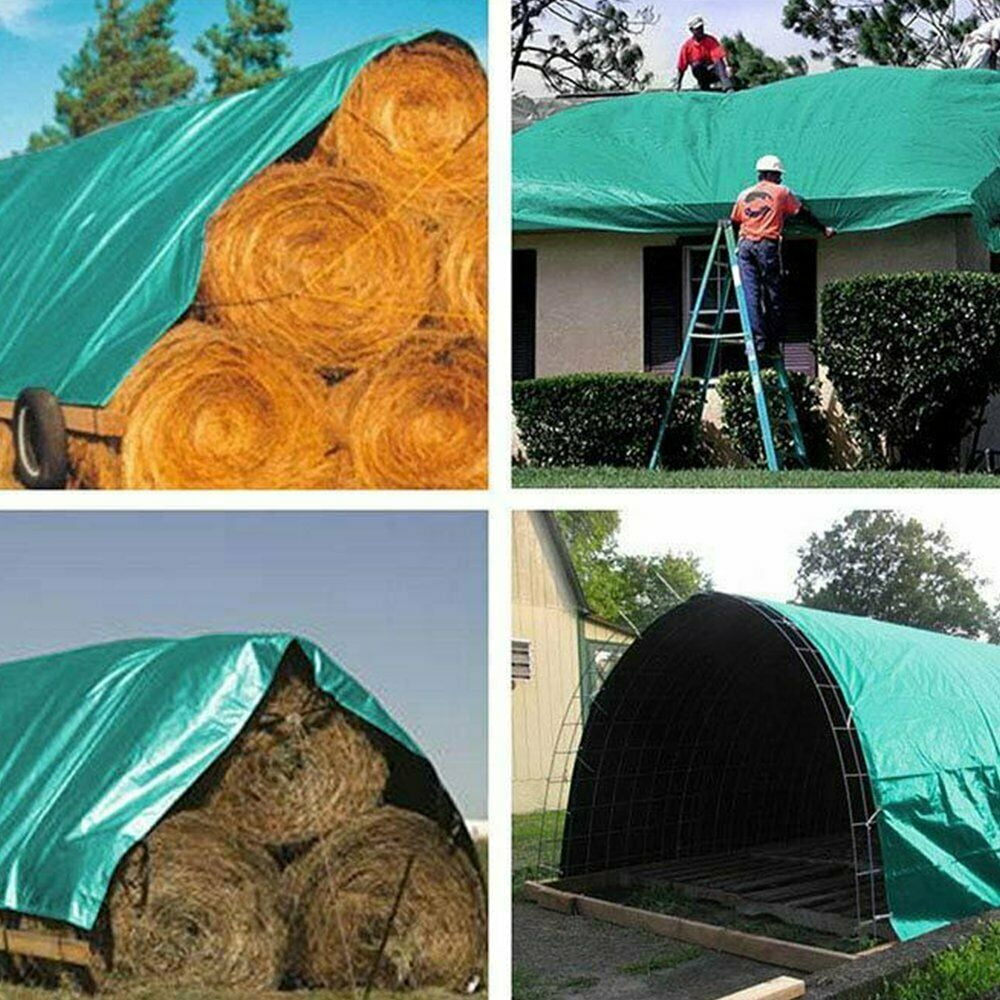 EK Blue Multi-purpose Waterproof Poly Tarp Cover Tent Shelter Camping Tarpaulin 