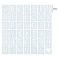 thumbnail image 4 of YAOMOBB Pochoir de Dessin Lavable Ensemble de Gabarits de Peinture 42 Pcs de Pochoirs de Graffiti Réutilisables pour Projets d'Art DIY, 4 of 6