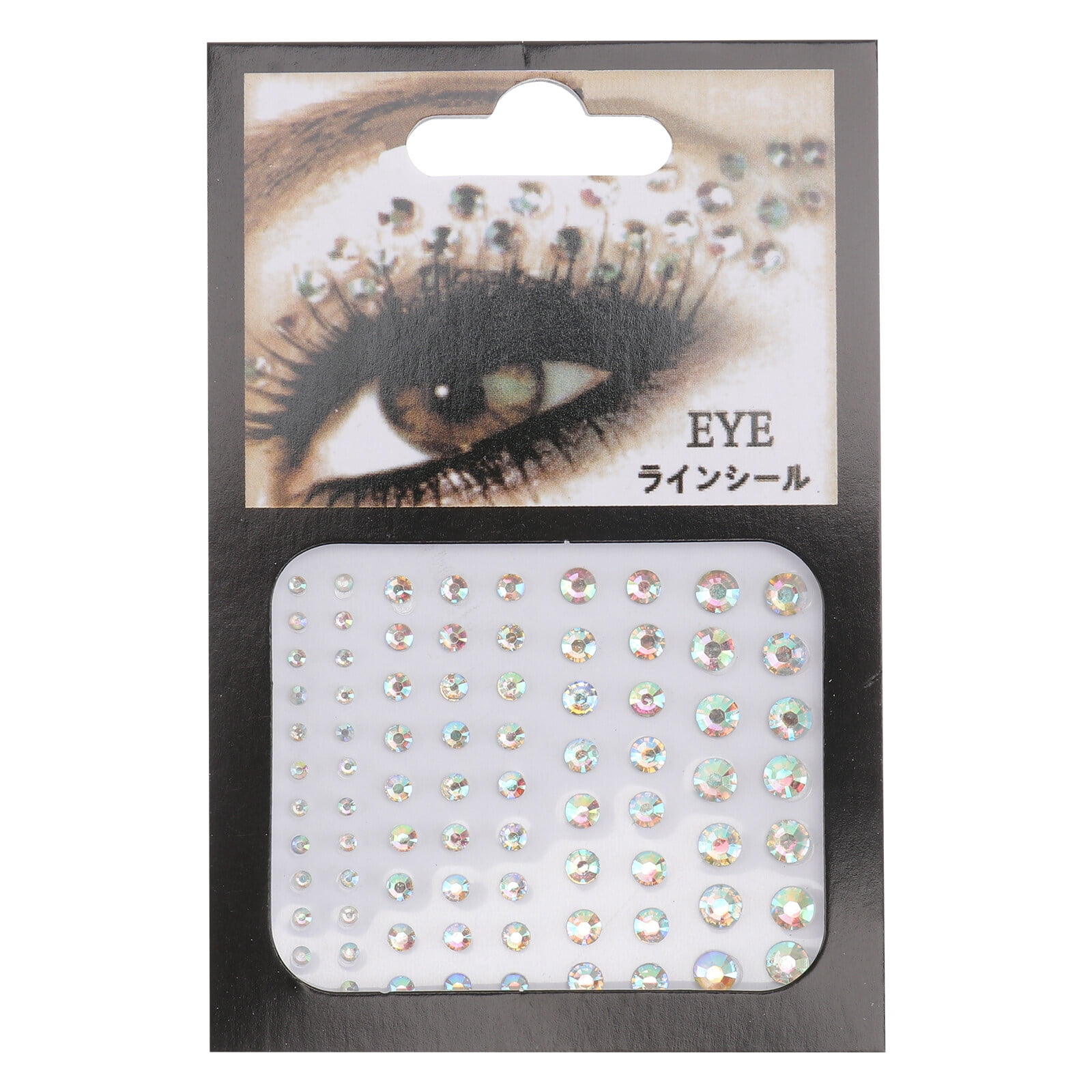 Face Jewels Temporary Tattoos Eyes Eyeliner Pearl Crystals Gems Sticker  Flash Diamonds Dots Makeup Jewelry Body