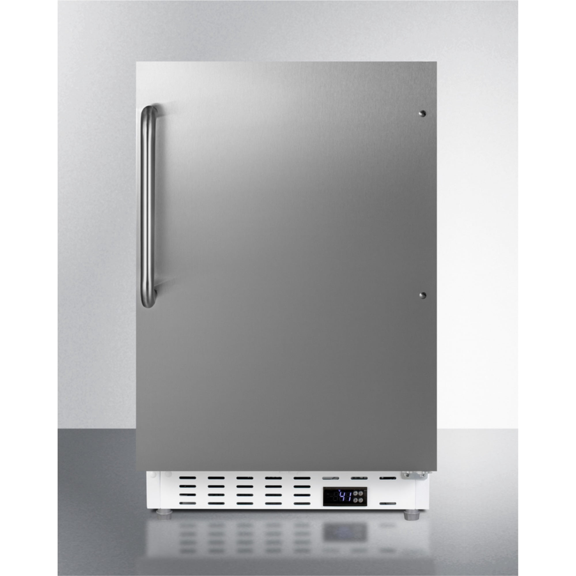 Summit Alr46wtb 21 Inches Wide 3.53 Cu. Ft. Compact Freezerless Refrigerator - Stainless Steel