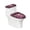 Heart-Shaped Elderly Pattern, variant on HELLHERO Easter Egg Design Soft Easy to Install 2 Pack with Stretch Toilet Lid Dust Cover Set Stays in Place