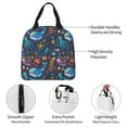 thumbnail image 3 of KLL Marine Inhabitants Print Insulated Lunch Bag Women, Reusable Cute Tote Lunch Box for Adult & Men, Leakproof Cooler Lunch Bags for Work Office Travel Picnic, 3 of 5