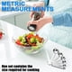 thumbnail image 4 of Cucharas medidoras, juego de tazas de cucharas medidoras de acero inoxidable, cucharada pequeña, para medir ingredientes secos y líquidos de regalo, 4 of 5