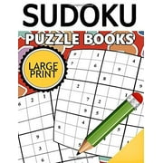 Sudoku Puzzle Books Large Print: Easy, Medium to Hard Level Puzzles for Adult