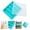 Blue, variant on Long Ice Cube Tray with Lid, 4-Cavity Silicone Ice Stick Mold for Water Bottles, Slim Freezer Ice Tray for Drinks, Iced Coffee, Juice, Tumblers and Kitchen Freezer Storage, Aqua