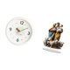 thumbnail image 5 of Reloj de pared redondo contemporáneo con números y adorno de escritorio acrílico para el hogar, la oficina, , la decoración navideña, 5 of 8
