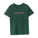 thumbnail image 4 of Camiseta Para Mujer Verano Femenino Cuello Redondo Camiseta Para El Trabajo Mochilero Uso Diario L, 4 of 7