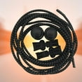 thumbnail image 3 of Elastic Reflective shoelaces for Shoes Make Life Easier Perfect for Running Hiking 1 Pair Black, 3 of 8