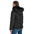 thumbnail image 2 of Chaqueta Tommy Hilfiger para mujer, acolchada y ribeteada de piel sintética, color negro, 2 of 2