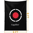 thumbnail image 2 of Gagalileo Golf Net Target 5x6 Ft | Large Impact Backstop Cloth for Driving Range | Sound-Dampening Velvet with Adjustable Straps (Target Only), 2 of 3