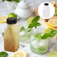 thumbnail image 1 of Phenofice 6Pcs Clear Plastic Bottles with Caps Leak Proof Beverage Containers for Portable Use, 1 of 8