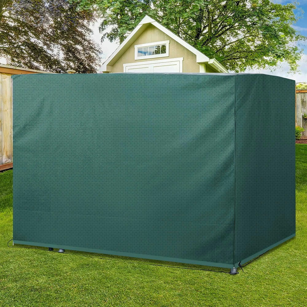 Spaco 3-Seater Patio Swing Cover, Outdoor Garden Furniture Protection Hammock Cover, 85" X 61" X 59" Waterproof Cover, Dark Green