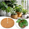 thumbnail image 3 of 4pcs Coconut Fiber Mulch Ring Tree Plant Protector Mat, 11.8 Inch Natural Coco Coir Tree Mulch Ring Plant Pot Soil Covers, Tree Rings Disc Plant Cover for Indoor Outdoor Plants, 3 of 7