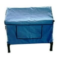 thumbnail image 3 of Caseta para gatos con calefacción, resistente a la intemperie y con almohadilla térmica para balcones y jardines. azul L, 3 of 8