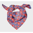 thumbnail image 3 of Bimba Purple Buds & Magnolia Floral Pure Silk Printed Scarf Dupatta Head Neck Wrap Bandanas For Women 40 x 80 Inches, 3 of 6