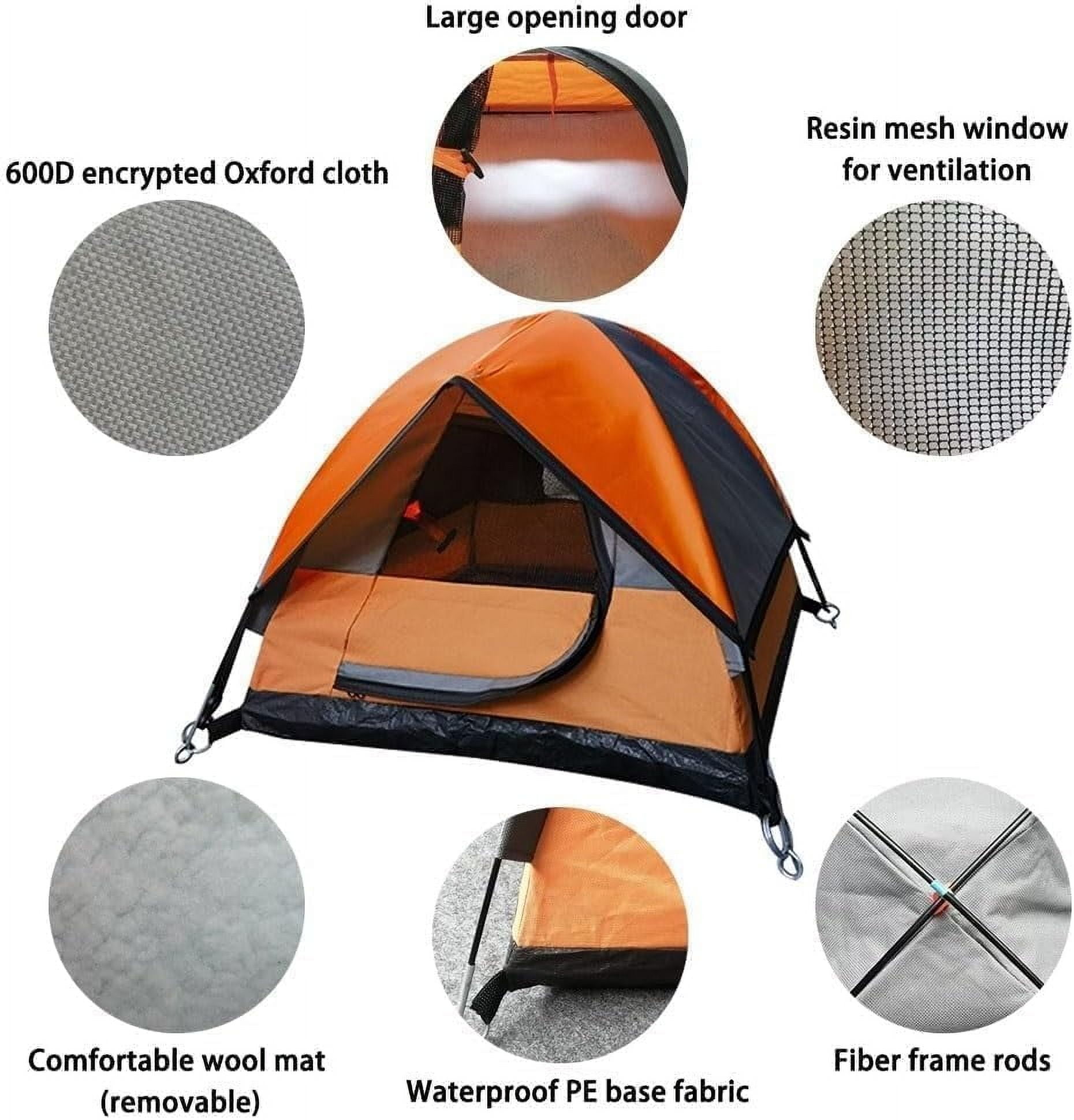 Tiny Tent-Mini Tent for Pets, Mini Display Tent with Zipper Door, Portable Waterproof Breathable Mini Cat Tent Outdoor, Large Cave Bed for Puppy & Cats Animals Sun Canopy for Camping