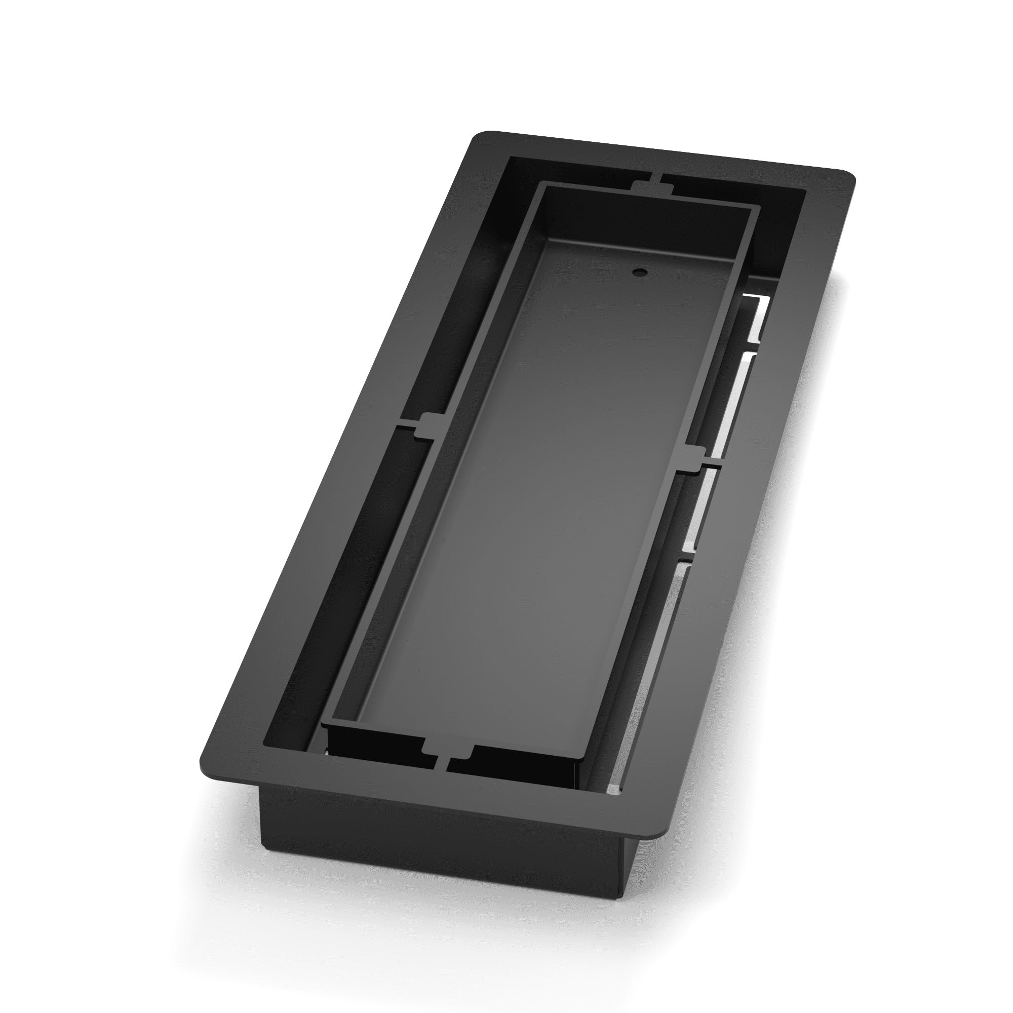 3x10-ON, Floor-Matching Heavy-Duty Metal Vent Cover, Floor Register, Black, Made in Canada