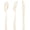 Gold Glitter, variant on 150 count Glitter Plastic Silverware, Disposable Utensils | Plastic Cutlery Set of 50 Forks, 50 Spoons, 50 for Wedding, Party, and Christmas.
