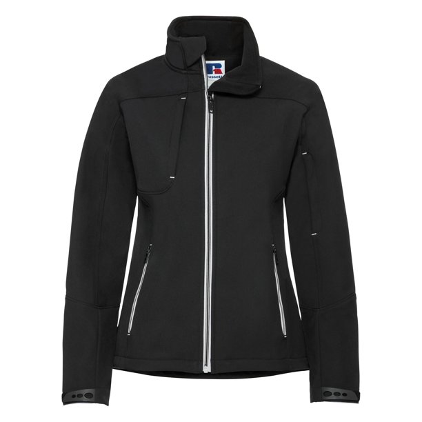 Russell - Chaqueta Softshell Bionic para Mujer (Negro) Russell UTRW6160_black