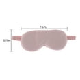 thumbnail image 5 of Silk Sleep Mask Eye Mask Blindfold with Double Layer Silk Filling and Elastic Strap for Full Night's Sleep, Travel and Nap, Pink, 5 of 5