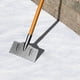thumbnail image 3 of Trituradora de hielo de acero al manganeso Pala de nieve de invierno de alta resistencia Pala de acero multiusos de 9.84x8.07in duradera para entradas y aceras, 3 of 5
