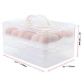 thumbnail image 2 of KINJOEK  Clear Deviled Egg Carrier with 3 Layer, Holds 72 Eggs Deviled Egg Holder with Lid, Carrier Egg Container Tray for Refrigerator, 2 of 7