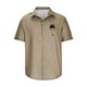 thumbnail image 3 of Camisas de Manga Larga para Hombres Blusa Cómoda de Cuello de Impresión, Camisa Casual de Poliéster para Uso Diario, de Fiesta Y de Primavera de Verano, 3 of 4