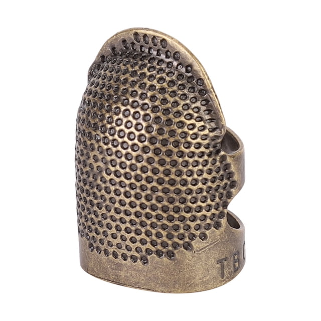 Brass Thimble,Brass Portable Vintage Thimble Thimble Finger Thimble Protector Dependable Performance