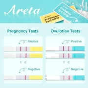 Areta Ovulation and Pregnancy Test Strips, 90 Count with 70 Ovulation and 20 Pregnancy Tests