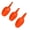 Orange, variant on 3 Pack Multi-Purpose Plastic Shovels, Versatile Scoops for Rice, Flour, Sand & Gardening, Portable Hand Tools for Beach Play, Yard Work and Daily Household Use-(Orange)