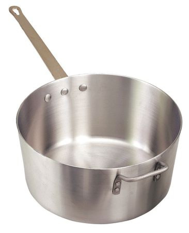 CRESTWARE PAN8 Sauce Pan, 8 qt, Aluminum
