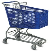 Large Plastic Shopping Cart - Dark Blue