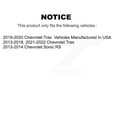 thumbnail image 2 of Genius Front Rear Disc Brake Rotors Drums Kit for Car Chevrolet Trax Sonic KG-102039, 2 of 11