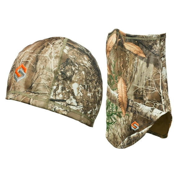 ScentLok Lightweight Camo Beanie & Gaiter Combo - Whitetail Hunting Gear