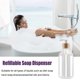 thumbnail image 3 of Moldeador de pared para ducha: dispensador de jabón para ducha sin taladro, botella de gel de ducha con prensa de espesamiento de plástico, 3 of 5