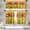 Sunflower Landscapes, variant on Lemon Kitchen Curtains Yellow Truck Window Curtains Valance and Tier Set 36 Inch, Buffalo Plaid Rod Pocket Short Tier Curtain for Bedroom Living Room, Summer Small Cafe Kitchen Decor
