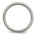 thumbnail image 3 of Titanium Grooved 7mm Satin Mens Wedding Ring Sz 10.5, 3 of 8