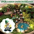 thumbnail image 3 of SharkTRUE Gnomes Miniatures en Résine pour Statues de Jardin Féerique Extérieur, 3 of 8